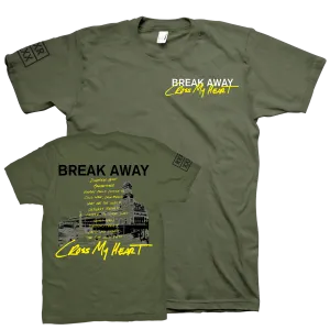 Break Away "Cross My Heart" Green T-Shirt