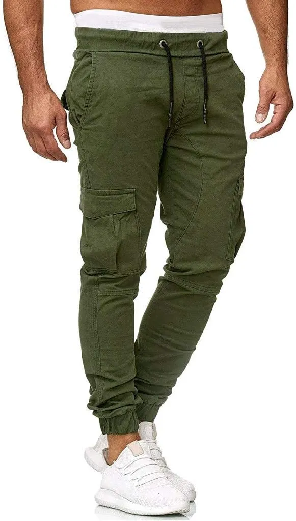 Cargo Pants for Men Relaxed Fit Casual Military Trousers Hiking Tactical with 6 Pockets Big and Tall Work Joggers