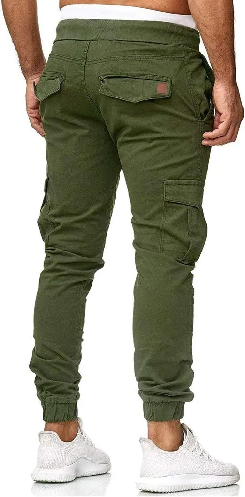 Cargo Pants for Men Relaxed Fit Casual Military Trousers Hiking Tactical with 6 Pockets Big and Tall Work Joggers