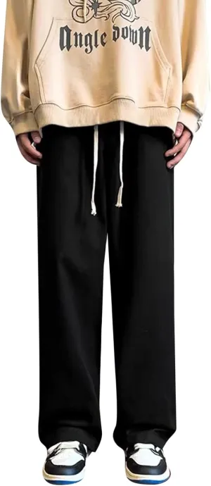 Cargo Trousers for Men and Tall Jogger Sweatpants Cargo Joggers for Men Stretch Relaxed Fit Elastic Waist Trousers