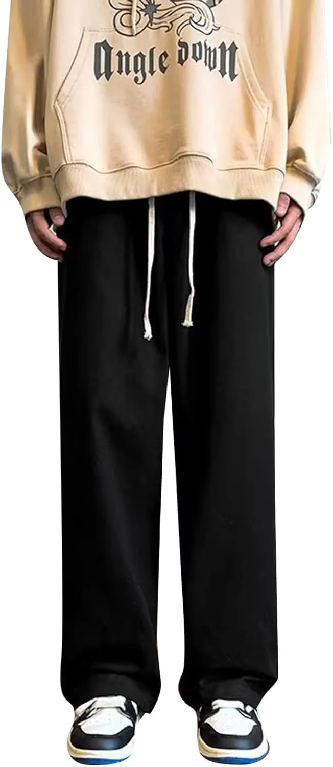 Cargo Trousers for Men and Tall Jogger Sweatpants Cargo Joggers for Men Stretch Relaxed Fit Elastic Waist Trousers