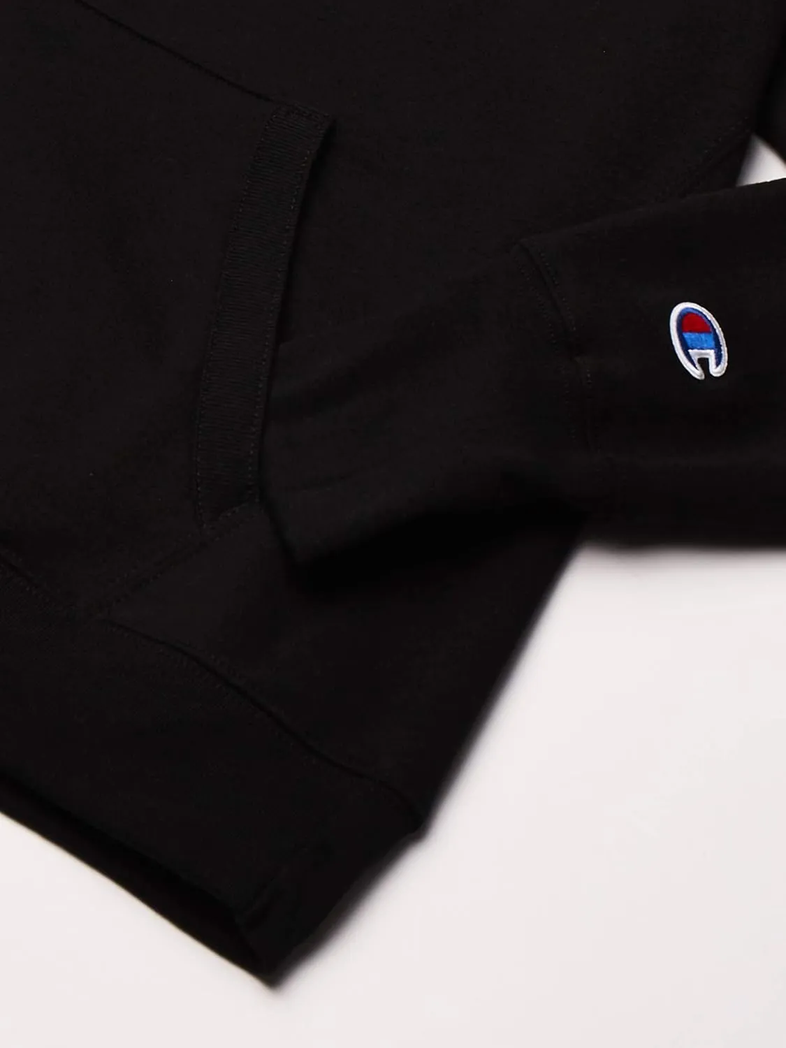 Champion Women's Powerblend Fleece Hoodie, Left Chest Script