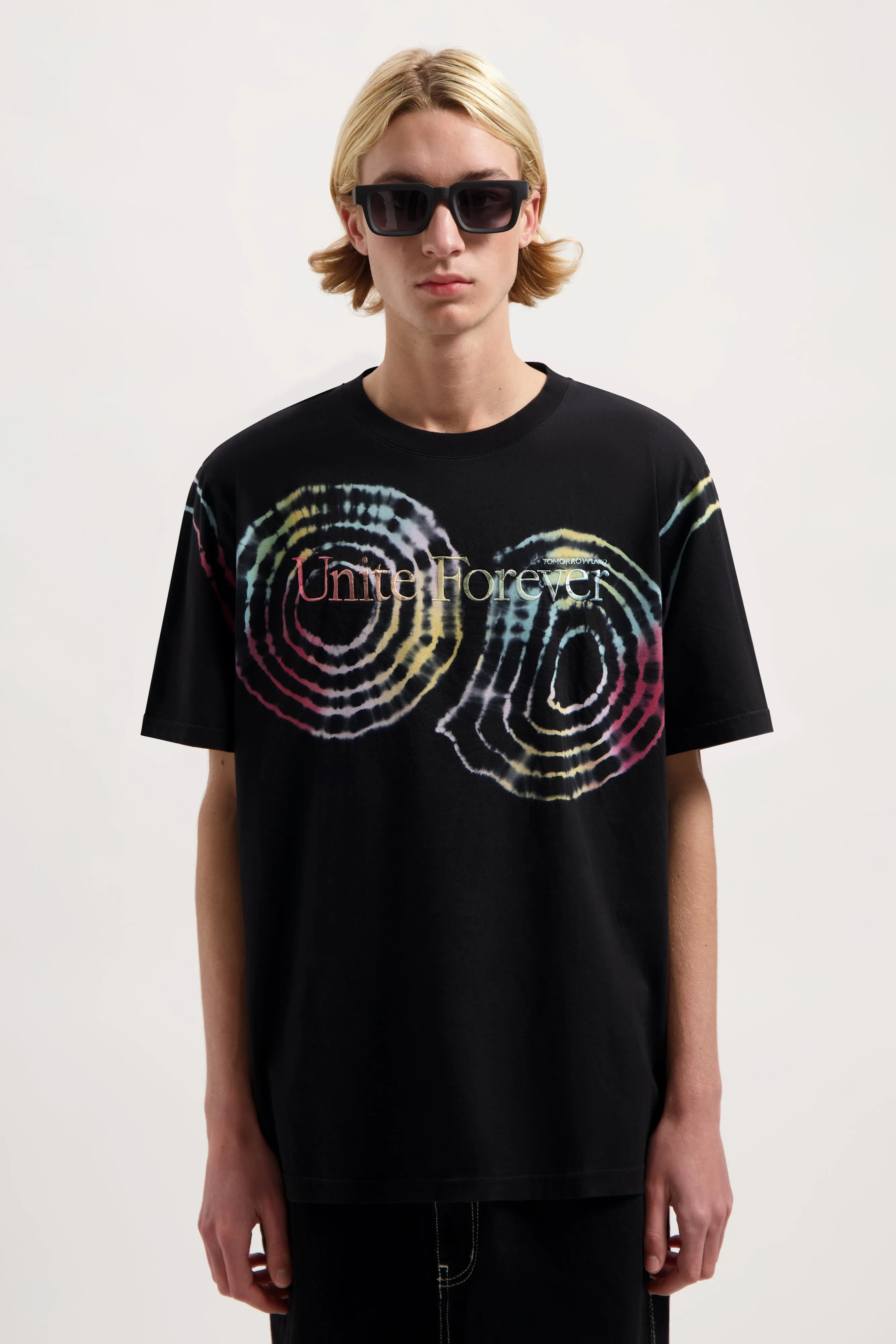 FLORAL UNITE TIE DYE T-SHIRT