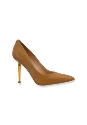 GUESS Dècollète Punta Tacco Alto Marrone Caramel FL7SORLEA08