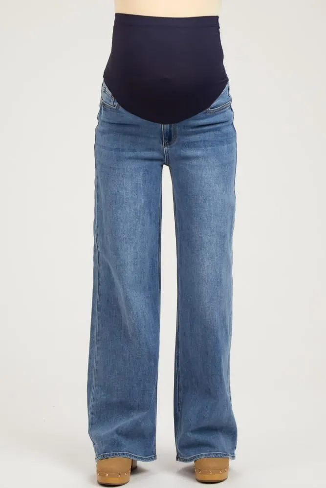 PinkBlush Wide Leg Maternity Jeans