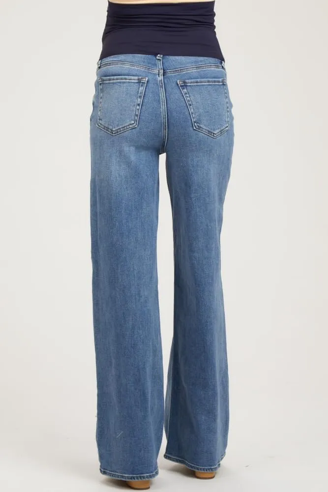 PinkBlush Wide Leg Maternity Jeans