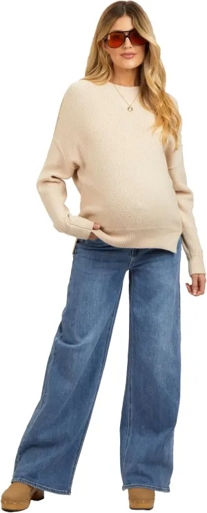 PinkBlush Wide Leg Maternity Jeans
