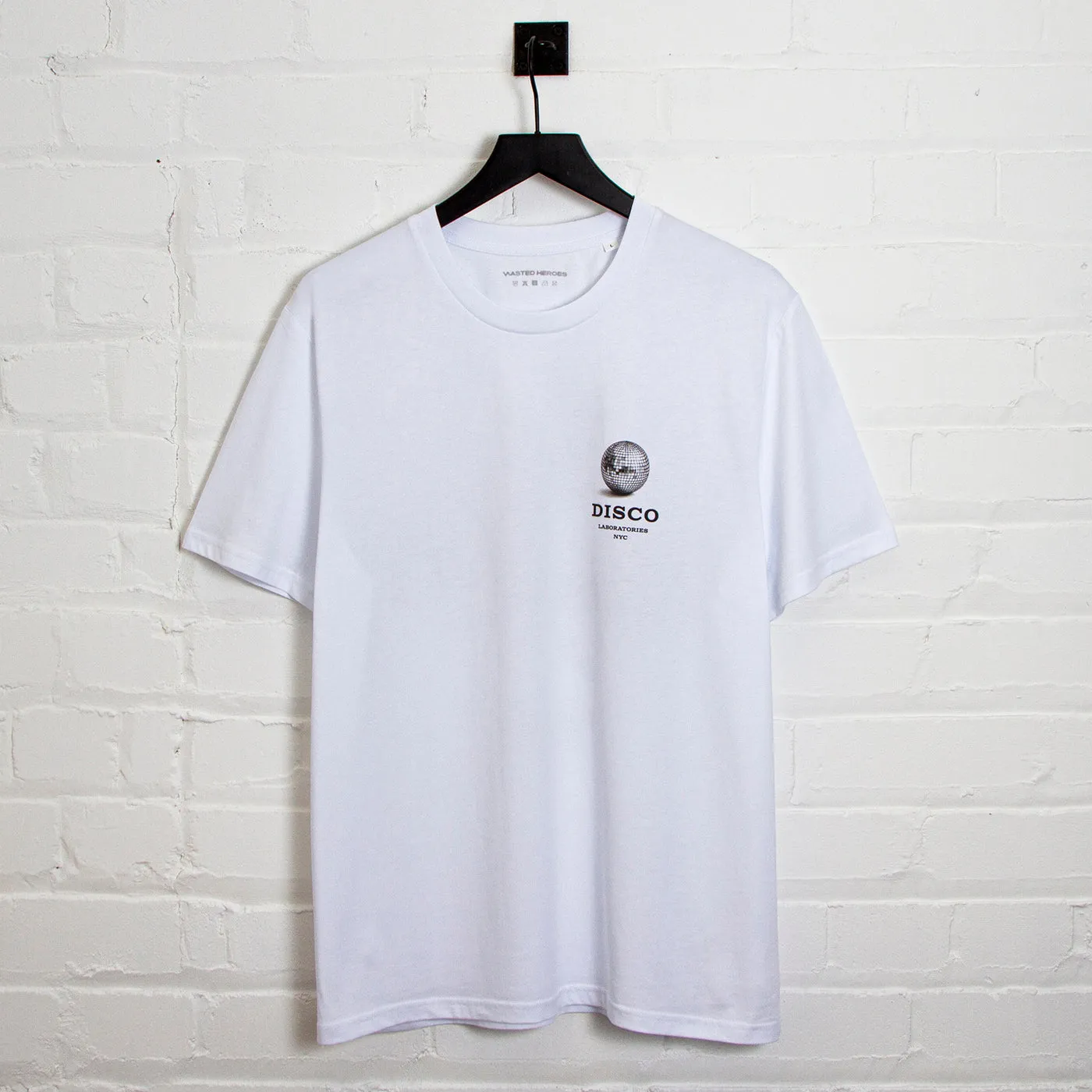 Synthesizer Disco Labs NYC Back Print - Tshirt - White