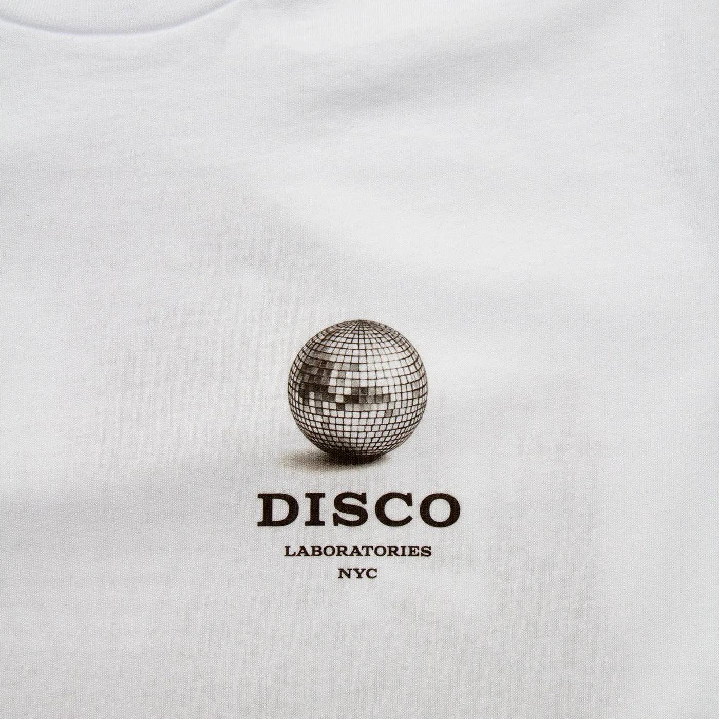 Synthesizer Disco Labs NYC Back Print - Tshirt - White