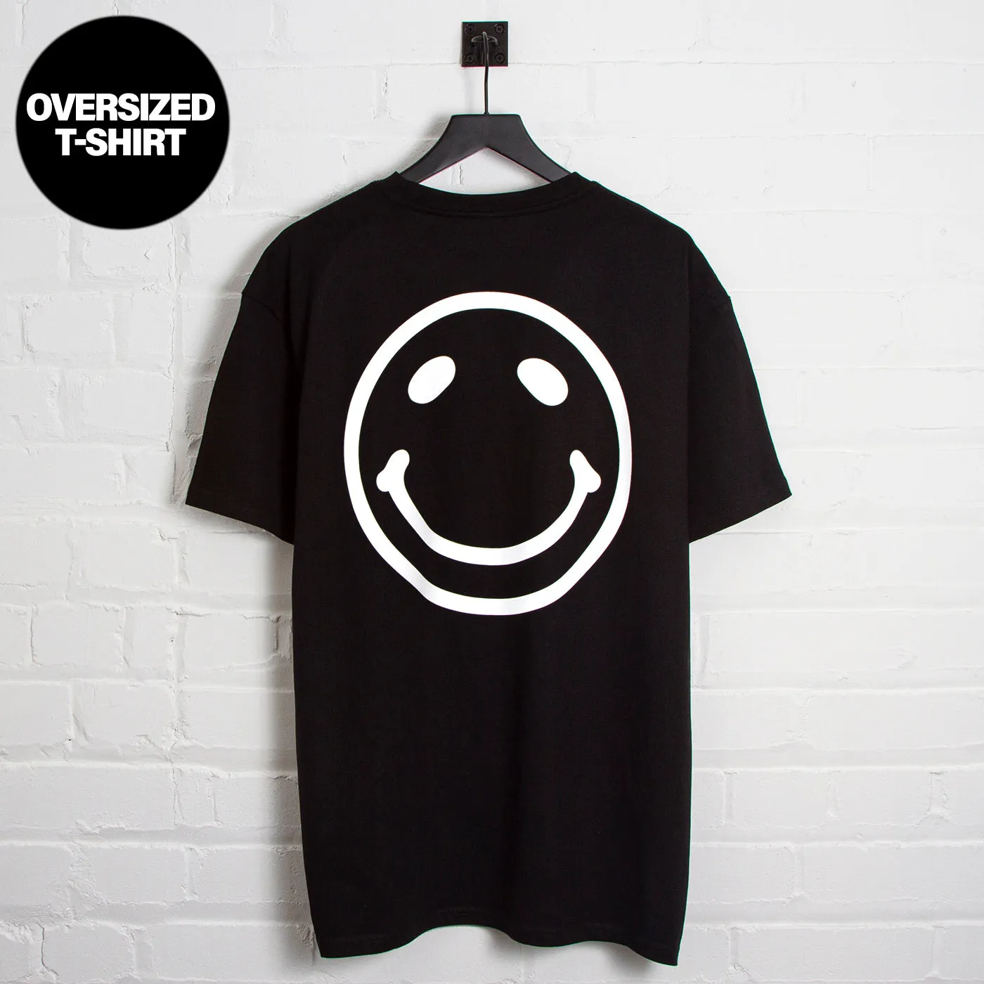 V2 Acid Party Shock  - Oversized Tshirt - Black