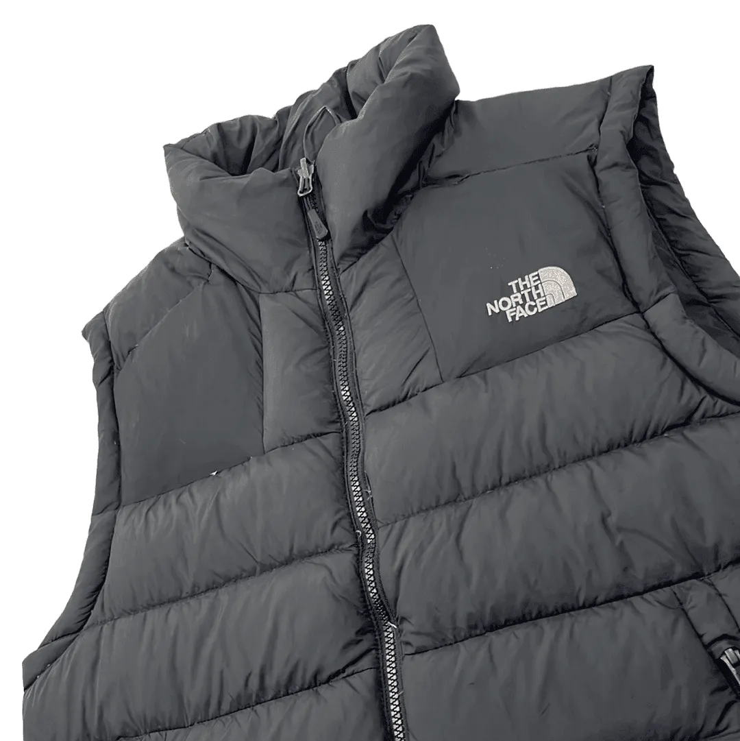 Vintage Black The North Face (TNF) 700 Puffer Gilet - Medium