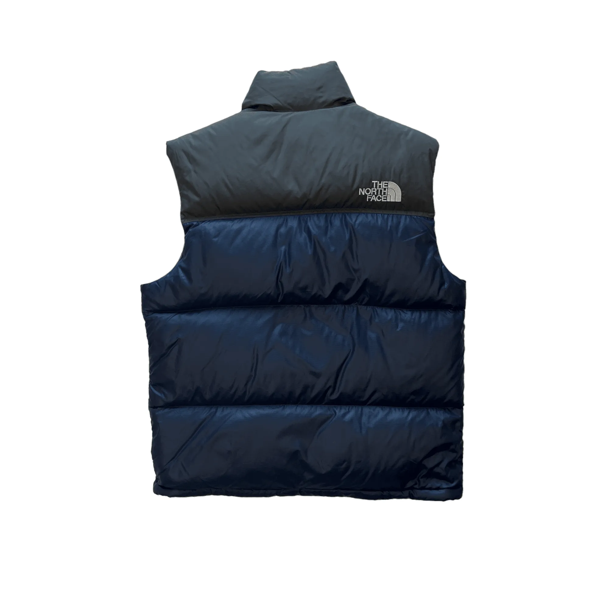 Vintage Blue   Grey The North Face (TNF) Puffer Gilet - Extra Large