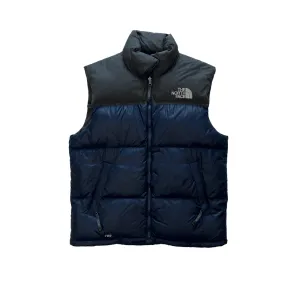 Vintage Blue   Grey The North Face (TNF) Puffer Gilet - Extra Large