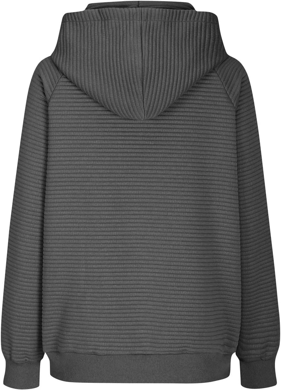 Women's Long Sleeve Hoodies Fashion Comfy Plain Hoodie with Pockets Loose Pullover Tops